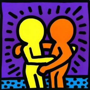 AMOUREUX 4 Keith Haring