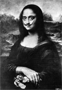 Le tableau Autoportrait à la Mona Lisa de Salvador Dalí