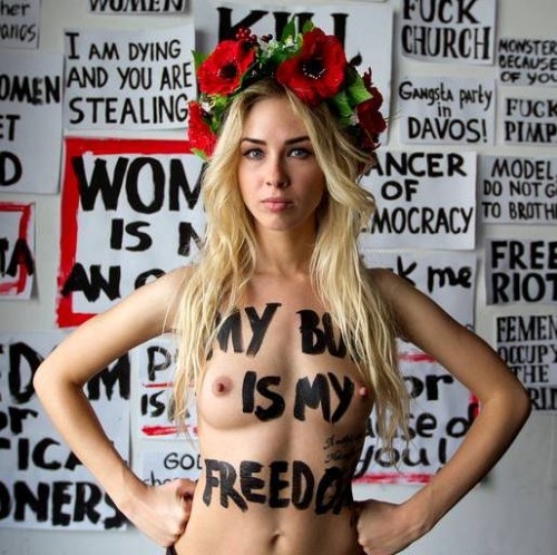 Inna Shevchenko, fondatrice des Femen