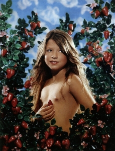 Tableau "Girl In Garden" de Pierre et Gilles