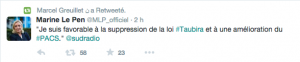 Tweet le 19 novembre 2014