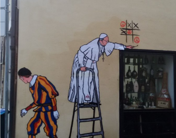 Le Pape François en Street Art